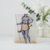 Ancient British Woman Postkarte (Stehend Vorderseite)