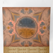 Ancient brochure dreifach gefaltete karte (Innen Erste Seite)