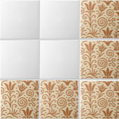 Ancient  Bronze Age Aegean Minoan Inspired Pattern Fliese