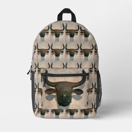Ancient bull bedruckter rucksack (Vorderseite)