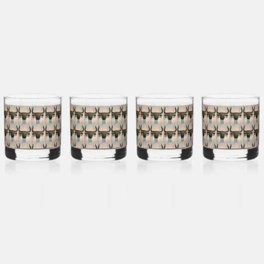 Ancient Bull Whiskyglas (Hinten)