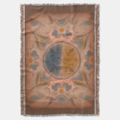 Ancient carpet Throw Blanket Decke (Vorderseite Vertikal)