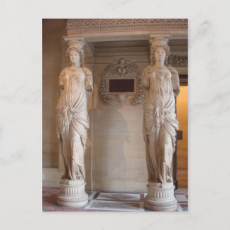Ancient Caryatids Postkarte
