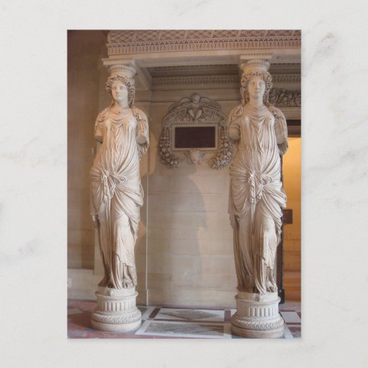 Ancient Caryatids Postkarte (Vorderseite)