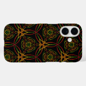 Ancient Celtic Style Thin Hammered Metal Lines Case-Mate iPhone Hülle (Rückseite (Horizontal))