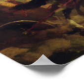 Ancient Chariot Race Poster (Ecke)