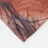 Ancient chieftan und Fraktal Muster Fleecedecke (Ecke)