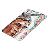 Ancient chieftan und Fraktal Muster Magnet (Linke Seite)