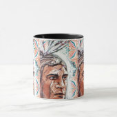 Ancient chieftan und Fraktal Muster Tasse (Zentrum)