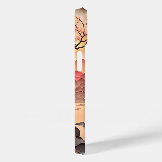 Ancient Chinese Scene Paper Cut iPhone 14 Fall Case-Mate iPhone Hülle (Rückseite / Rechts)