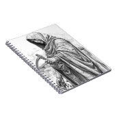 Ancient Chronos Marble Statue - Father Time with S Notizblock (Rechte Seite)