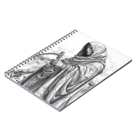 Ancient Chronos Marble Statue - Father Time with S Notizblock (Linke Seite)