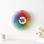 Ancient Color Wheel Timepiece Große Wanduhr (Zuhause)