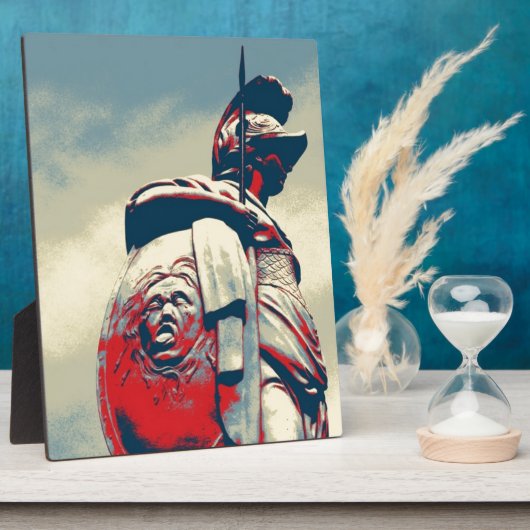 Ancient Colosseum Spartan Warrior Roman Gladiator Fotoplatte (Seite)