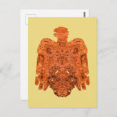 ANCIENT COPPER PEORIA FALCON - WIEDERHERGESTELLTE  POSTKARTE (Vorne/Hinten)