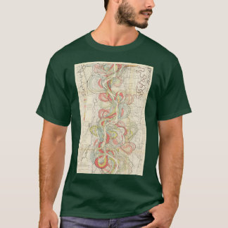 Ancient Courses Mississippi River Meander Belt Pla T-Shirt
