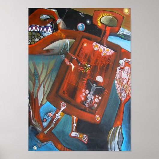 ANCIENT CROW SHAMAN POSTER (Vorne)