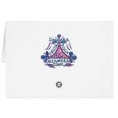 Ancient Dance Blume Patterns & Tänzer (Rückseite Horizontal)