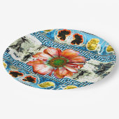 Ancient Dance Melamine Plate Pappteller (Schrägansicht)