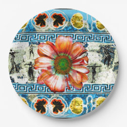 Ancient Dance Melamine Plate Pappteller