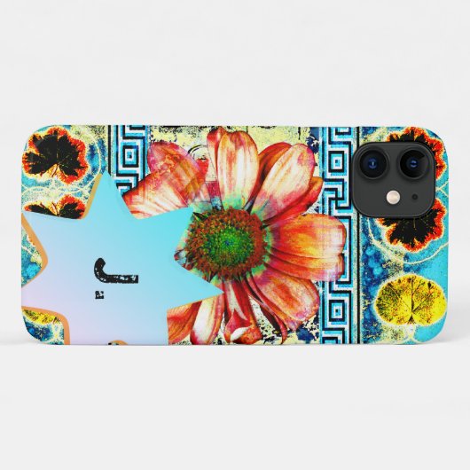 Ancient Dance Monogram Case-Mate iPhone Hülle (Rückseite (Horizontal))