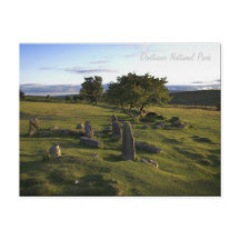 Ancient Dartmoor Settlement Postcard