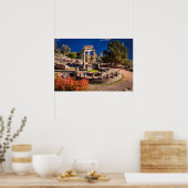 Ancient Delphi Greece Ruins Photo Print – Historic Poster (Küche)