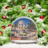 Ancient Delphi Greece Snow Globe – Omphalos Schneekugeln (Weihnachten)