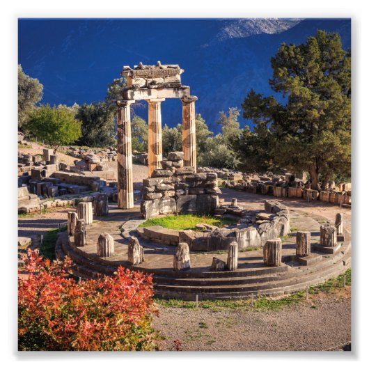 Ancient Delphi, Griechenland Fotodruck (Vorne)