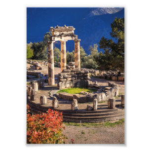 Ancient Delphi, Griechenland Fotodruck