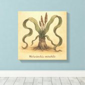 Ancient Desert Pflanze Welwitschia Wall Illustrati Leinwanddruck (Insitu (Holzboden))