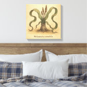 Ancient Desert Pflanze Welwitschia Wall Illustrati Leinwanddruck (Insitu (Schlafzimmer))