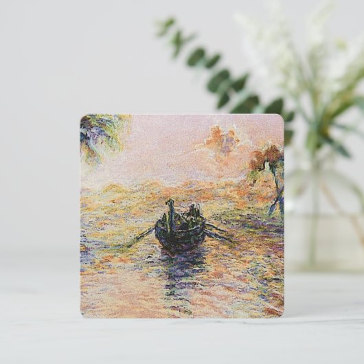 Ancient Dream Phone Feiertagskarte (Stehend Vorderseite)