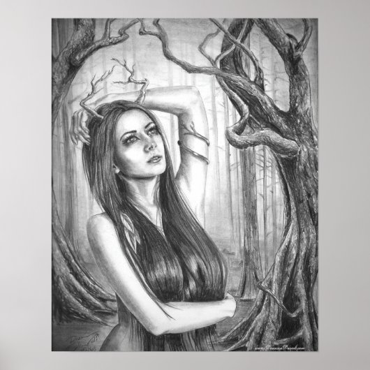 Ancient Dryad Poster Goddess Poster Tree Spirit (Vorne)