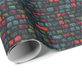 Ancient Dungeon Stone Bricks D&D Mittelalterliche Geschenkpapier