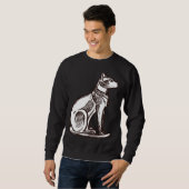 Ancient Egypt Cat Goddess Sacred Animal Deity God Sweatshirt (Vorne ganz)