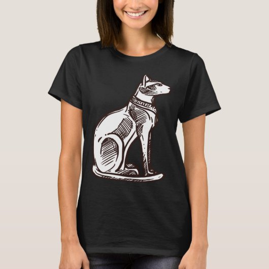 Ancient Egypt Cat Goddess Sacred Animal Deity God T-Shirt (Vorderseite)