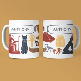 Ancient Egypt Egyptian Graphics Collage Kaffeetasse
