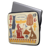 Ancient Egypt Egyptian Graphics Collage Laptopschutzhülle (Vorderseite Links)
