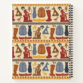 Ancient Egypt Egyptian Graphics Collage Notizblock (Rückseite)