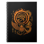 Ancient Egypt Esoteric Art Notebook - Horus Eye Notizblock (Vorderseite)