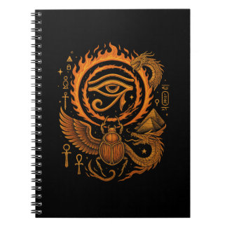 Ancient Egypt Esoteric Art Notebook - Horus Eye Notizblock