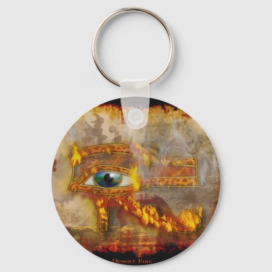 Ancient Egypt Eye of Horus Wadjet Keychain Schlüsselanhänger (Vorderseite)