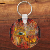 Ancient Egypt Eye of Horus Wadjet Keychain Schlüsselanhänger (Vorderseite)