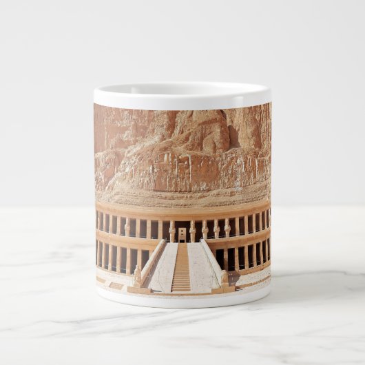 Ancient Egypt Hatshepsut Deir Bahri Temple Luxor Jumbo-Tasse (Vorderseite)