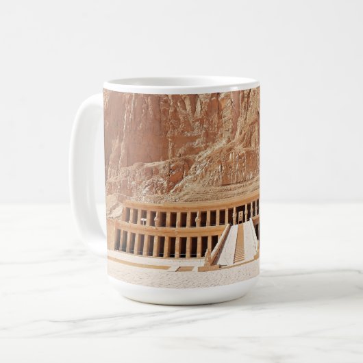 Ancient Egypt Hatshepsut Deir Bahri Temple Luxor Kaffeetasse (Vorderseite Links)