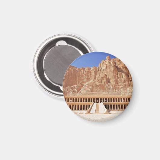 Ancient Egypt Hatshepsut Deir Bahri Temple Luxor Magnet (Vorderseite/Rückseite)