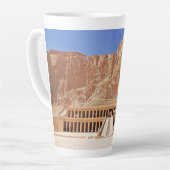 Ancient Egypt Hatshepsut Deir Bahri Temple Luxor Milchtasse (Linke Ecke)