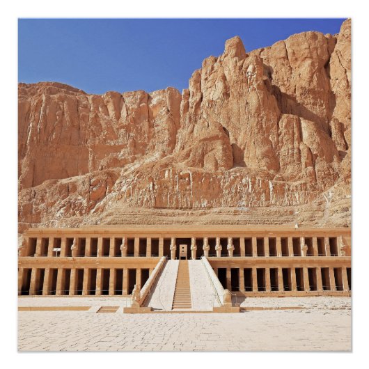 Ancient Egypt Hatshepsut Deir Bahri Temple Luxor Poster (Vorderseite)