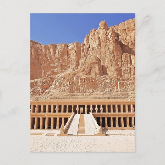 Ancient Egypt Hatshepsut Deir Bahri Temple Luxor Postkarte (Vorderseite)
